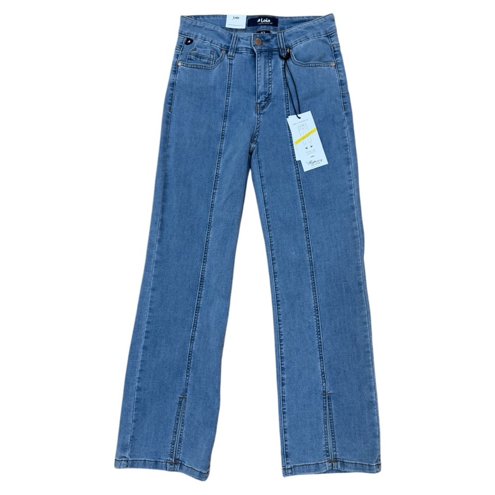 LOIS ERIKA Blue Wide-Leg Stretch Jeans Sz 27